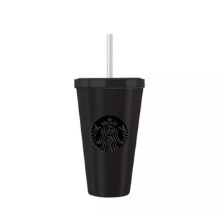 Ly Starbucks Cold Cup 16Oz (473ml) Stainless Steel Black_N