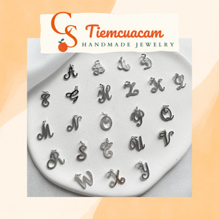 Dây chuyền bạc tiemcuacam chữ cái theo tên - c03247