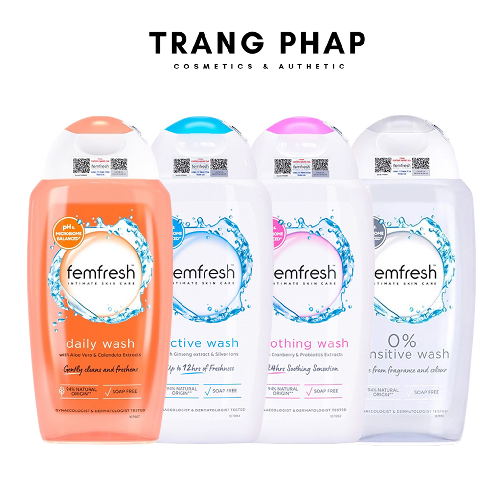 Dung dịch vệ sinh phụ nữ Femfresh Daily Intimate Wash 250ml (PHÂN PHỐI CHÍNH HÃNG).