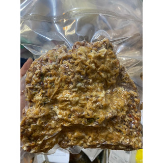 500g cơm cháy siêu chà bông bể nếp than hút chân không