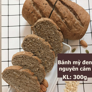 (Ship miền Bắc) Bánh mì đen nguyên cám 100% Khoaifood 300g