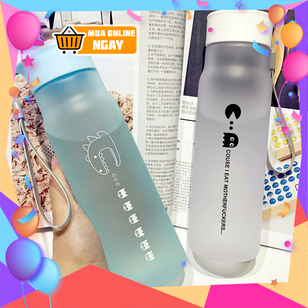 Bình Đựng Nước Chanh / Trái Cây Cầm Tay Bằng Nhựa Mờ Sức Chứa Lớn Happy Home 1977