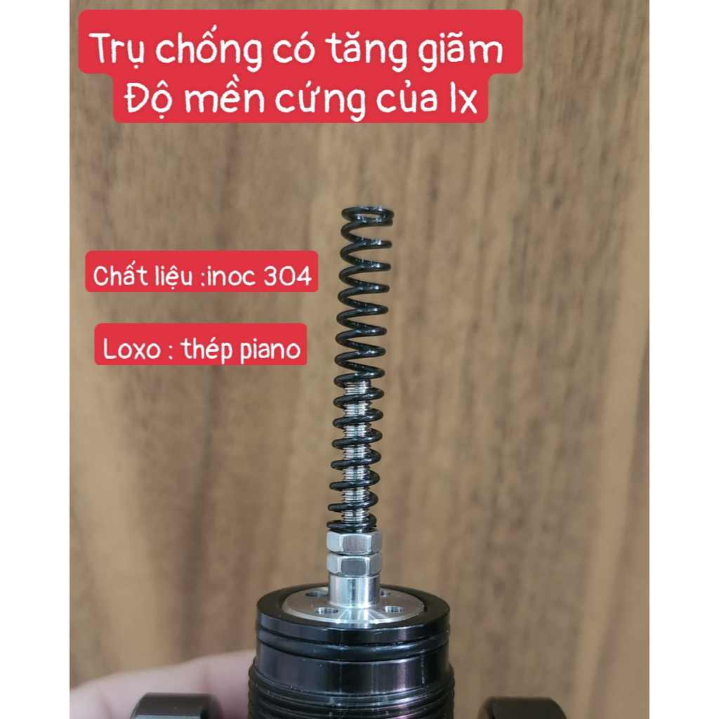 Trụ chống ti xã crk và spw, trụ chống có tùy chỉnh được độ mền cứng của loxo