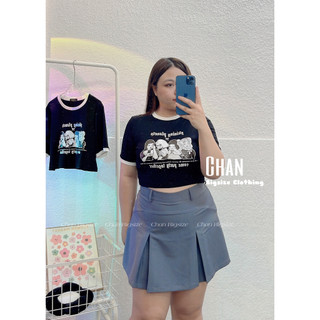 Áo thun croptop Shining Planets bigsize 60-85kg