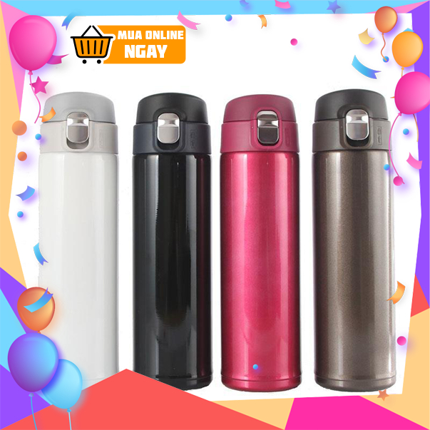 Bình giữ nhiệt - Bình Nước Inox dung tích 500ml Happy Home 1977