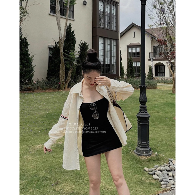 Áo Sơmi Thom Dáng Rộng QC L1 [HÀNG SẴN]