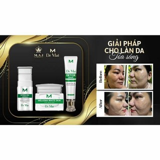 Bộ nám dr mai | kem nám | tế bào gốc | thải độc tảo than