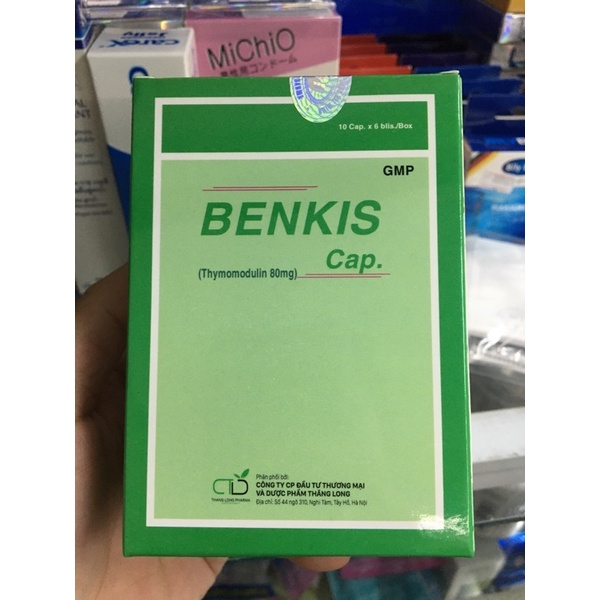 Viên uống Thymomodulin 80mg Benkis cap ( Hộp 60 Viên) - Hỗ trợ tăng cường sức đề kháng, miễn dịch cho cơ thể