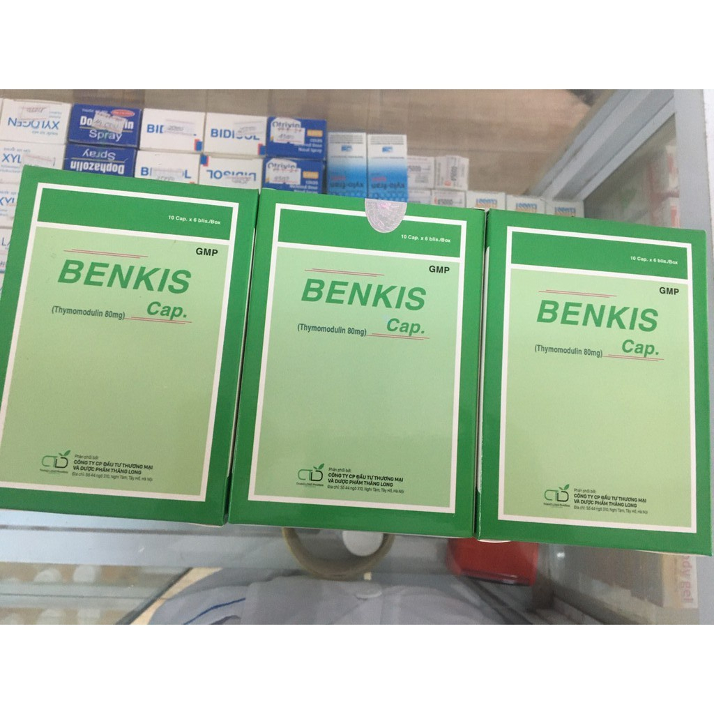Viên uống Thymomodulin 80mg Benkis cap ( Hộp 60 Viên) - Hỗ trợ tăng cường sức đề kháng, miễn dịch cho cơ thể