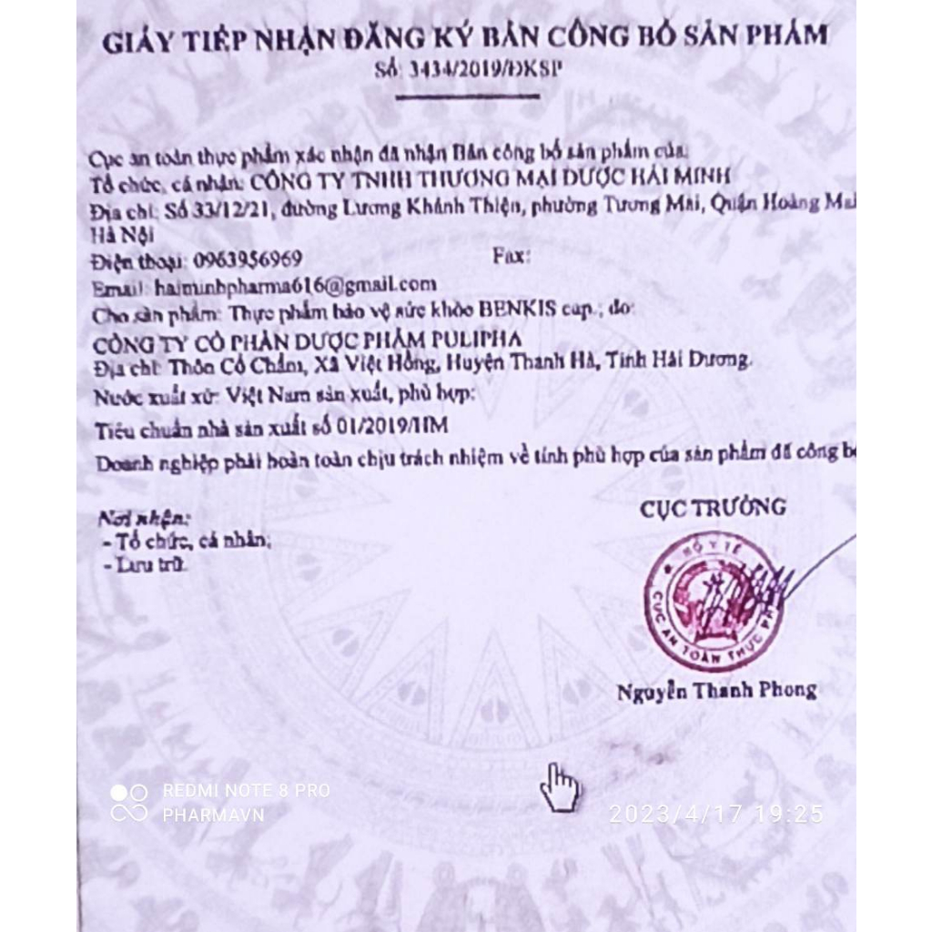 Viên uống Thymomodulin 80mg Benkis cap ( Hộp 60 Viên) - Hỗ trợ tăng cường sức đề kháng, miễn dịch cho cơ thể
