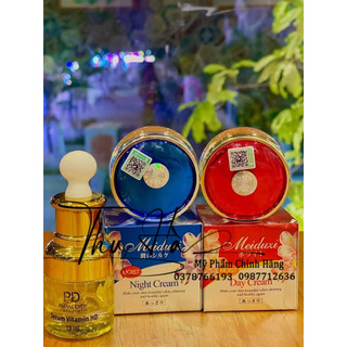 Bộ kem meiduzi nhật bản ngày đêm và serum