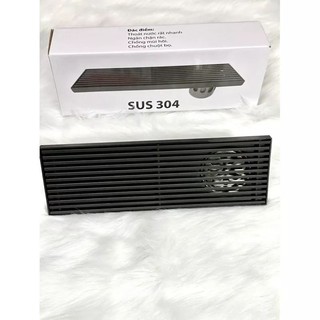 Ga thoát sàn ngăn mùi inox 304 dài 30cm_Phễu thoát sàn cao cấp