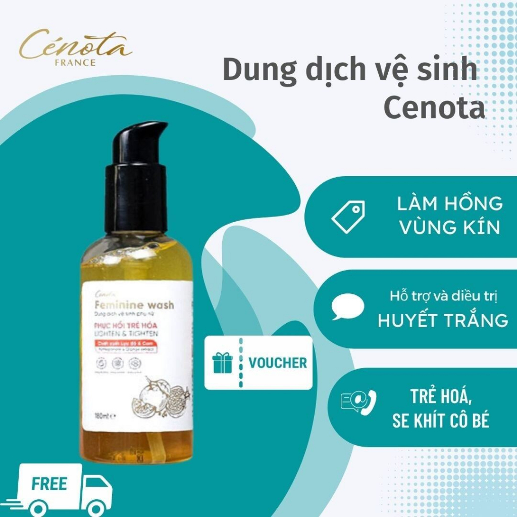 [Chính Hãng, Che Tên] Dung Dịch Vệ Sinh Phụ Nữ Cenota MP02, Hỗ Trợ Làm Hồng Và Se Khít Vùng Kín TẶNG Nước Hoa Vùng Kín