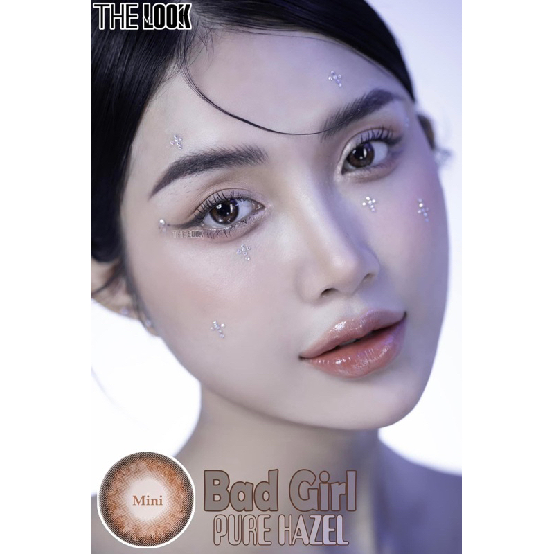 Lens Mini Badgirl Pure Hazel 0-10độ THELOOK CHÍNH HÃNG