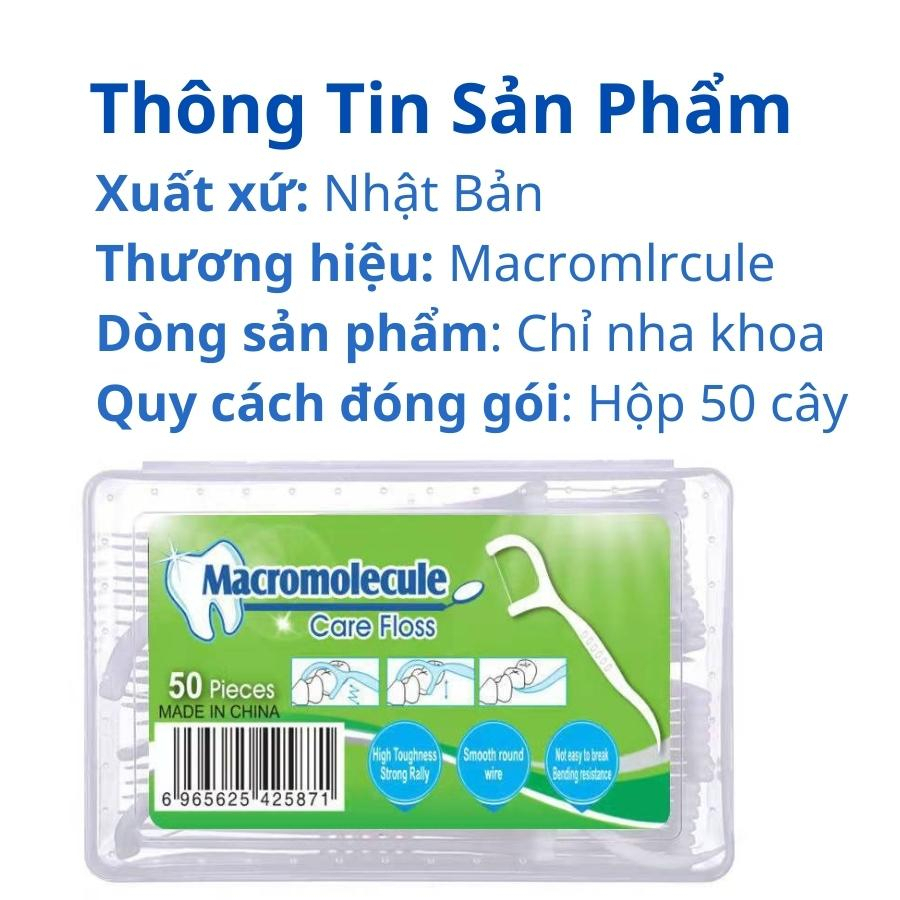 [Freeship] Hộp 50 cái tăm chỉ nha khoa vệ sinh kẽ răng chân nướu chuyên dụng. | BigBuy360 - bigbuy360.vn