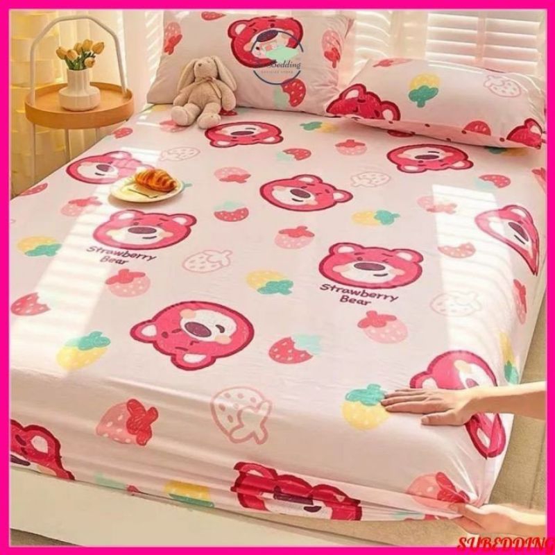 Bộ ga gối cotton drap cotton living nhập khẩu cao cấp nhiều họa tiết siêu mềm mịn thoáng mát thấm hút mồ hôi đủ size