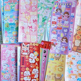 Miếng dán sticker lấp lánh dễ thương ngẫu nhiên trang trí toploader/ album/ sổ tay