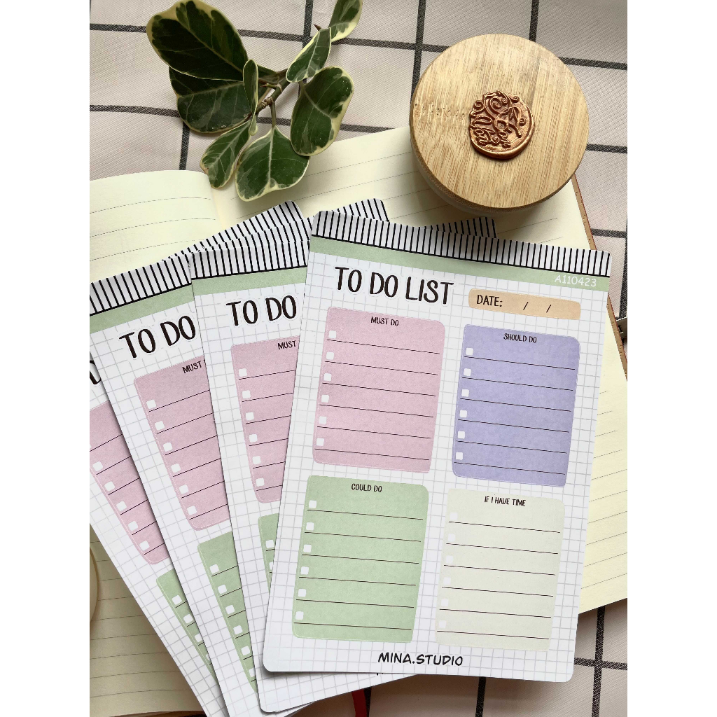 Sticker Note To Do List - Sticker dán nhãn ghi chú - Mina.studio
