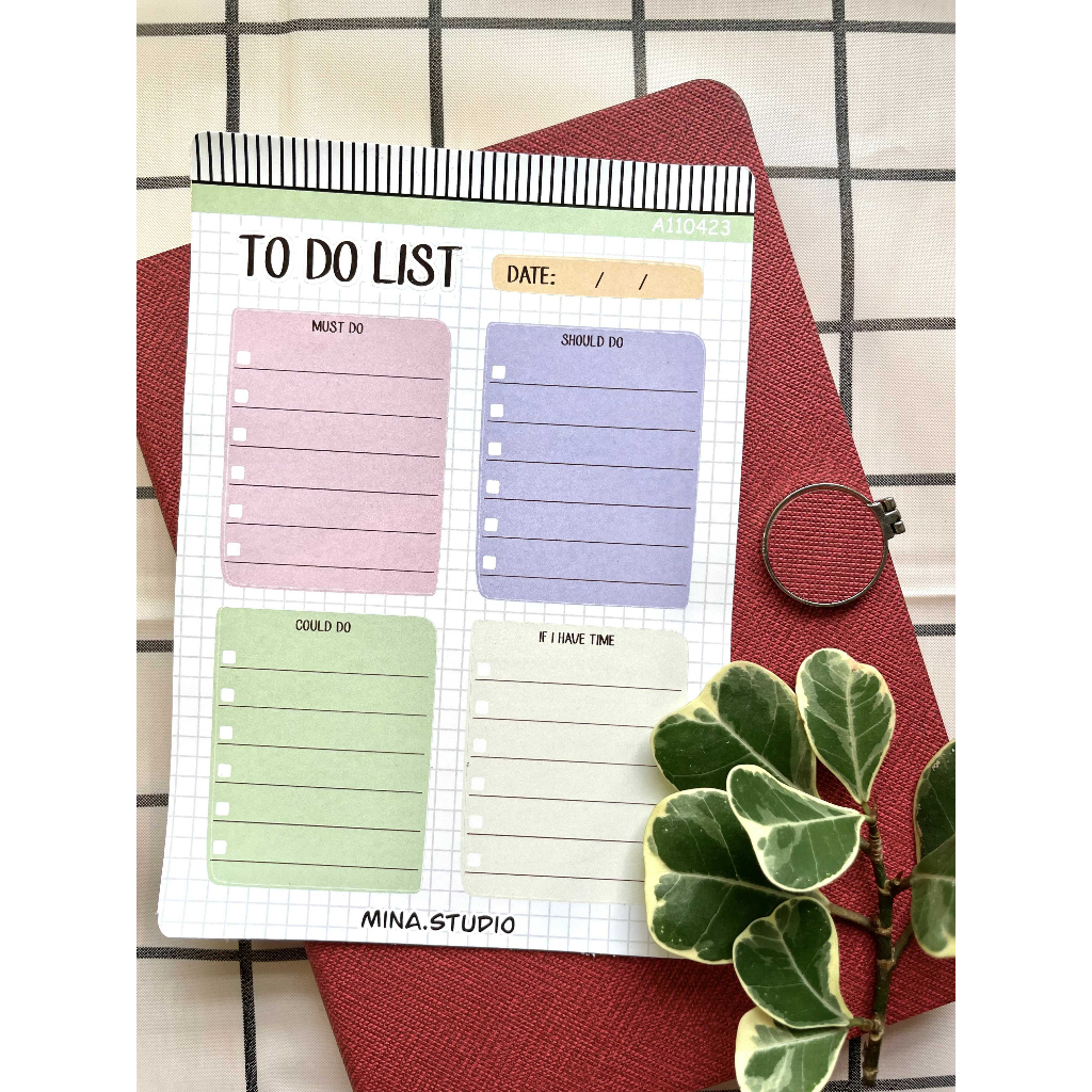 Sticker Note To Do List - Sticker dán nhãn ghi chú - Mina.studio