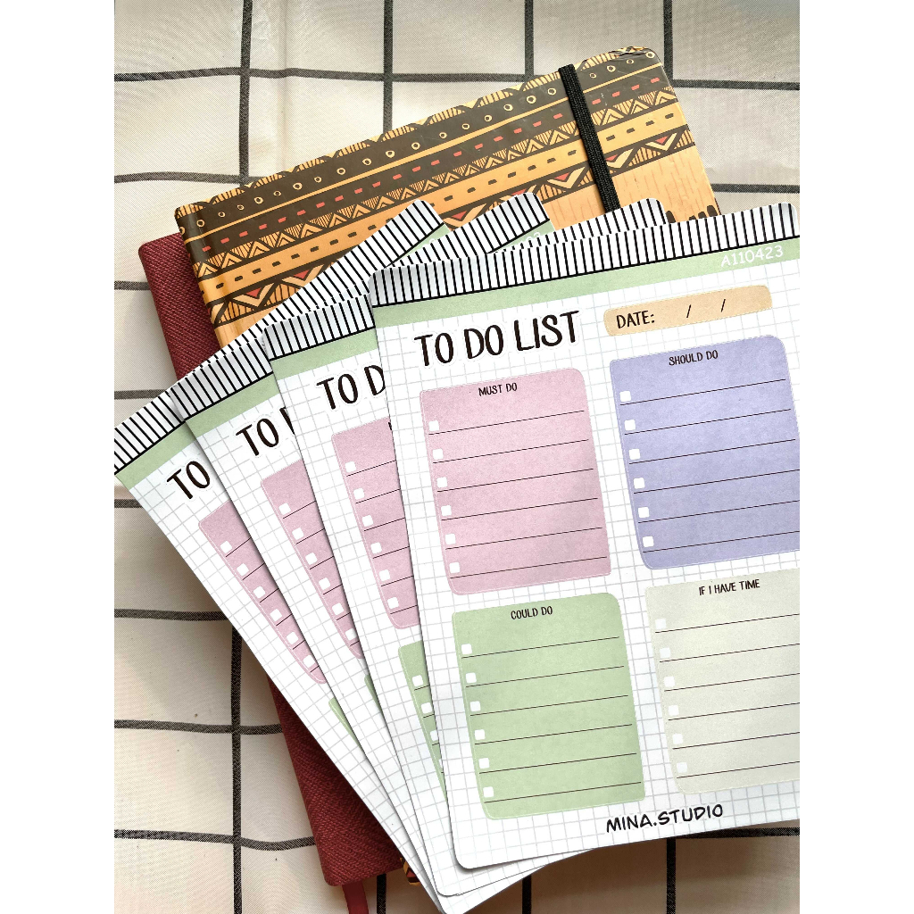 Sticker Note To Do List - Sticker dán nhãn ghi chú - Mina.studio