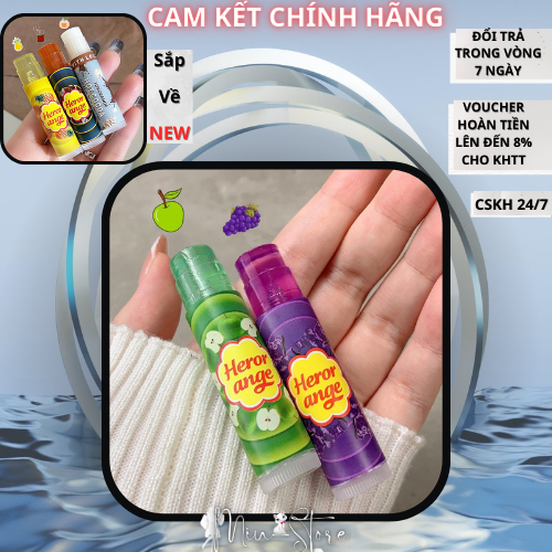 Son Dưỡng Môi Hương Trái Cây Siêu Thơm Chống Khô Môi Nứt Nẻ Nội Địa Trung