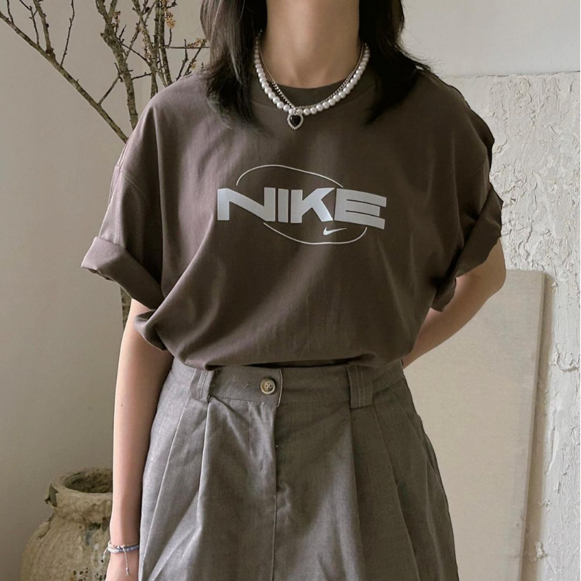 Áo thun unisex nam nữ nike Circlee Cotton 100%, Form Oversize cao cấp VNXK ảnh thật