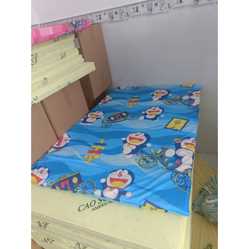Áo (Drap) bọc nệm cũi trẻ em bọc 2 mặt đệm- ĐỦ KÍCH CỠ