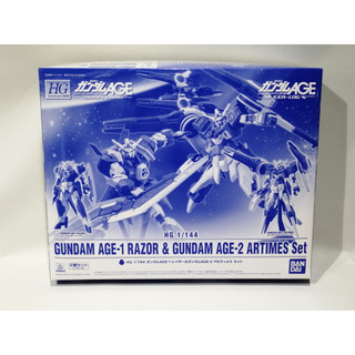 Bandai HG Gundam age 1 razor and Gundam age 2 artimes set P-Bandai - Mô hình lắp ráp, đồ chơi