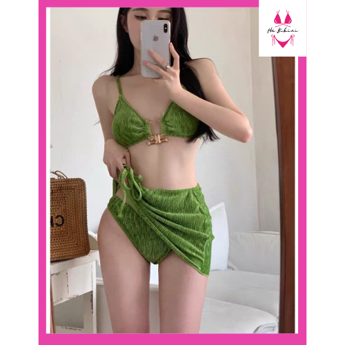 ĐÒ BƠI BIKINI ĐI BIỂN BA MÓN GÂN PHỐI KHOEN
