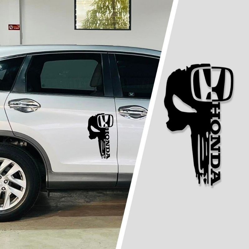 DECAL TEM LÔGÔ TRANG TRÍ CHỮ HONDA DÁN XE ÔTÔ PHONG CÁCH CỰC CHẤT