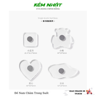 Đế kê móng nam châm trong suốt