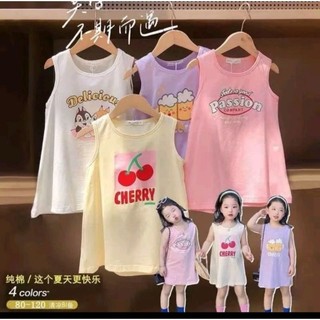 Váy chữ A xuông cotton