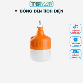 Bóng đèn sạc tích điện 100w kèm móc treo tiện lợi