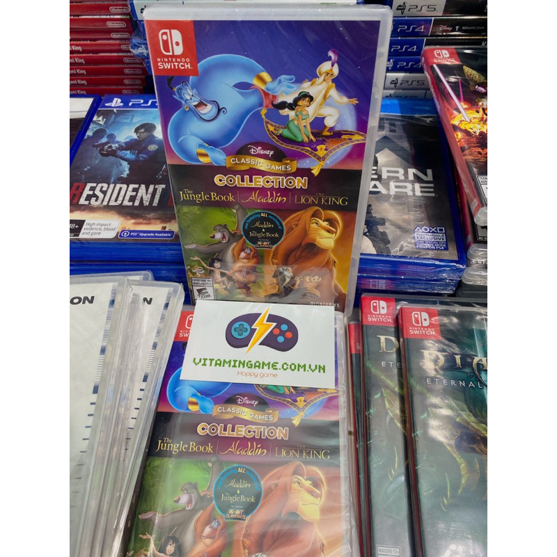 Thẻ Game Nintendo Switch: Disney Classic Games Collection