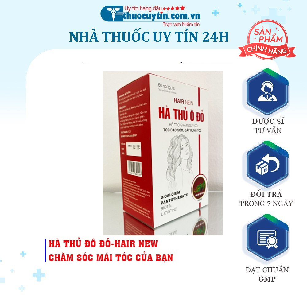 HÀ THỦ ĐÔ HAIR NEW giảm nguy cơ tóc bạc sớm, gãy rụng tóc.