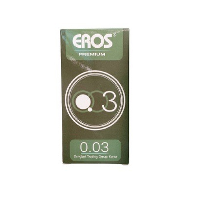 Bao Cao Su Siêu Mỏng Eros 003 - Bcs Siêu Mỏng 0.03 Mm