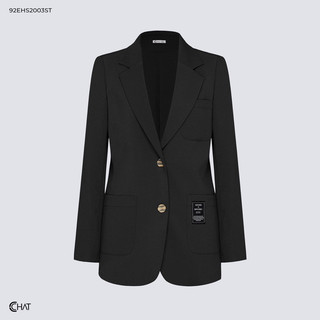 Áo khoác blazer phối logo hàng thiết kế cao cấp siêu đẹp