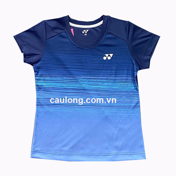 Áo Cầu Lông Nam Nữ Cổ Tròn Yonex 6556 Xanh