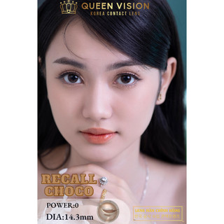 Kính áp tròng Queen Vision Recall choco