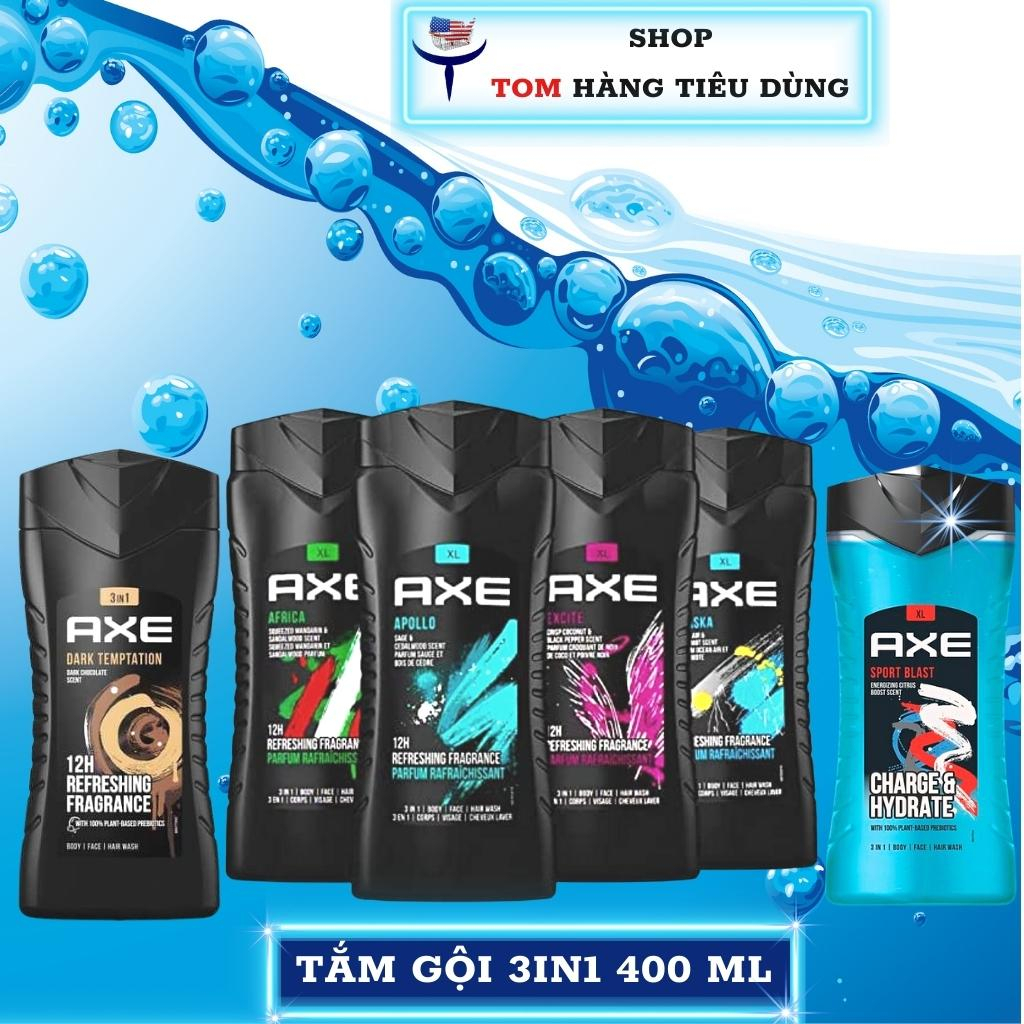 Sữa tắm Axe 3in1 400ml hàng mỹ