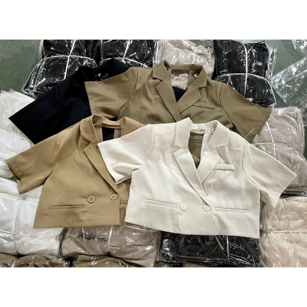 Áo blazer 2 cúc khoét lưng kiểu dáng croptop - Retrostyle - Avestcrtholung/P7K3 | BigBuy360 - bigbuy360.vn