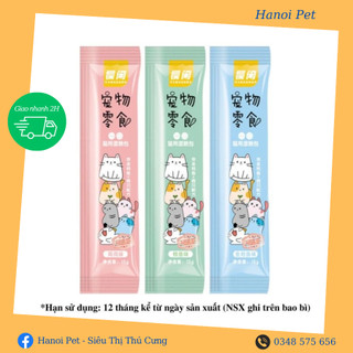 Combo 100 thanh súp thưởng Shizuka cho mèo siêu tiết kiệm 15g