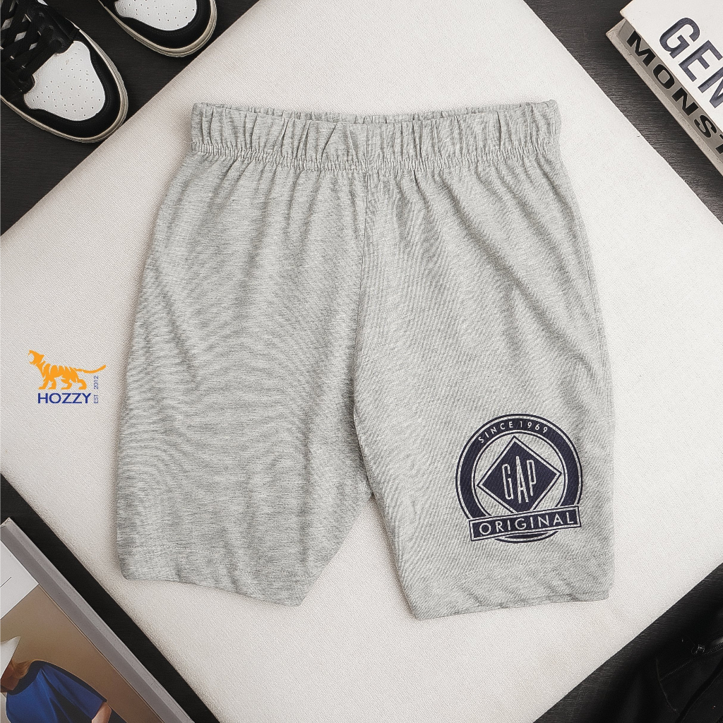 ☘  Quần đùi thun bé trai GAP quần short cotton cho bé 25 – 55KG