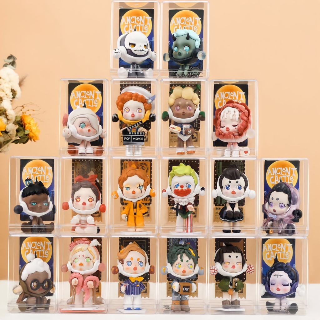 Combo 6 Hộp Trưng Bày Bảo Quản Mô hình Nhân Vật Popmart, Dimoo