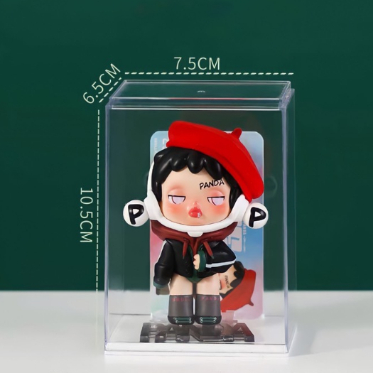 Combo 6 Hộp Trưng Bày Bảo Quản Mô hình Nhân Vật Popmart, Dimoo