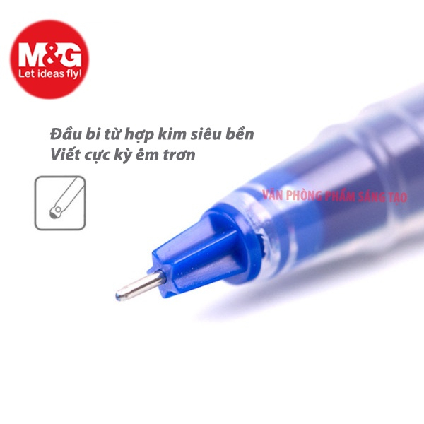 Bút bi nước nhiều mực M&G 6901 nét 0.5mm