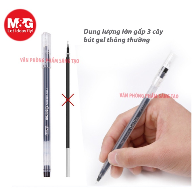 Bút bi nước nhiều mực M&G 6901 nét 0.5mm