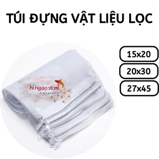 Túi đựng vật liệu lọc 15x20, 20x30, 27x45 - Phụ kiện cá cảnh | Hingaostore.