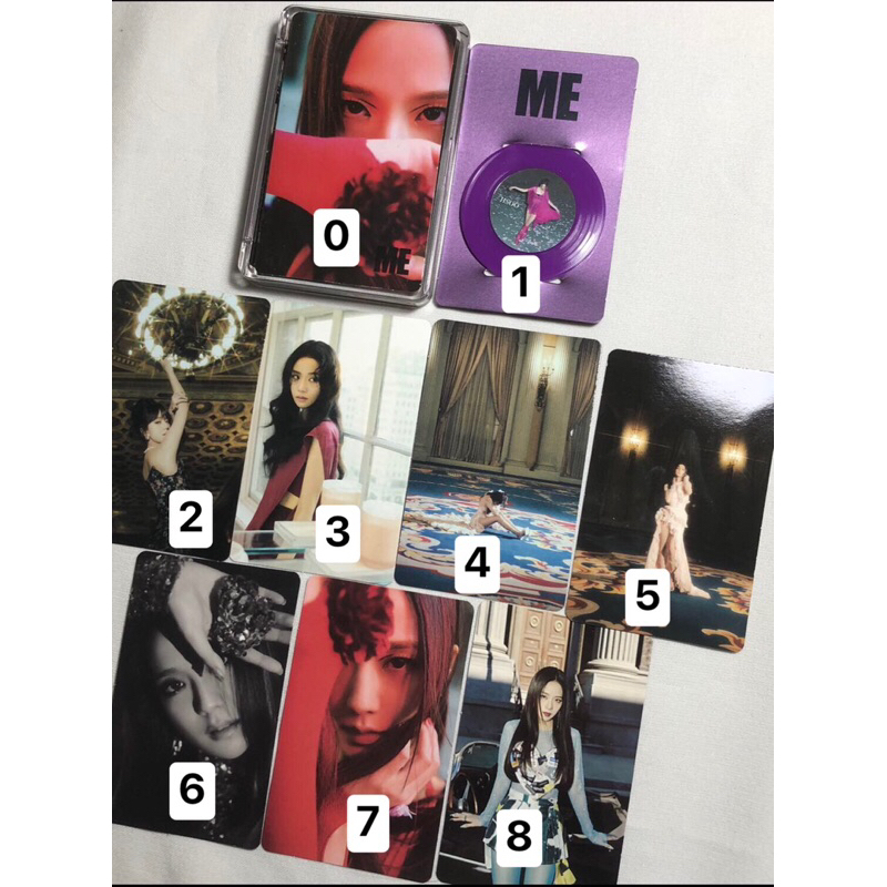 Lẻ card tag album ver A - Jisoo ME
