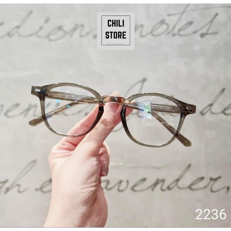 Gọng kính cận nam nữ Chilistore Kính cận thời trang nam nữ cao cấp 2236